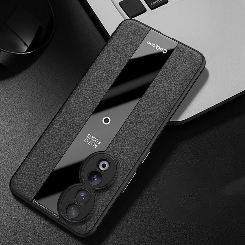 Q.COO For Honor 90 Cover PU Leather+TPU+Acrylic Non-slip Smart Phone Case Q.COO For Honor 90 Cover PU Leather+TPU+Acrylic Non-slip Smart Phone Case